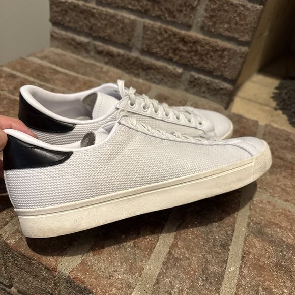 Adidas Originals Unisex Rod Laver Trainer Shoes Sneakers White Black Retro Sz 9 - Picture 5 of 16